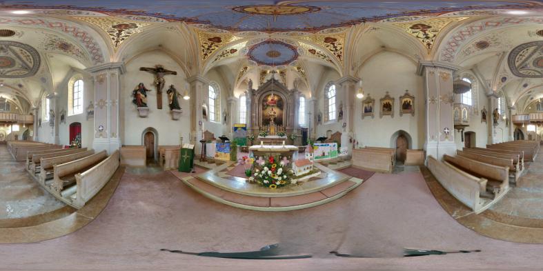 Panorama Pfarrkirche Sommer 2015